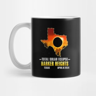Harker Heights Texas 2024 Total Solar Eclipse Mug